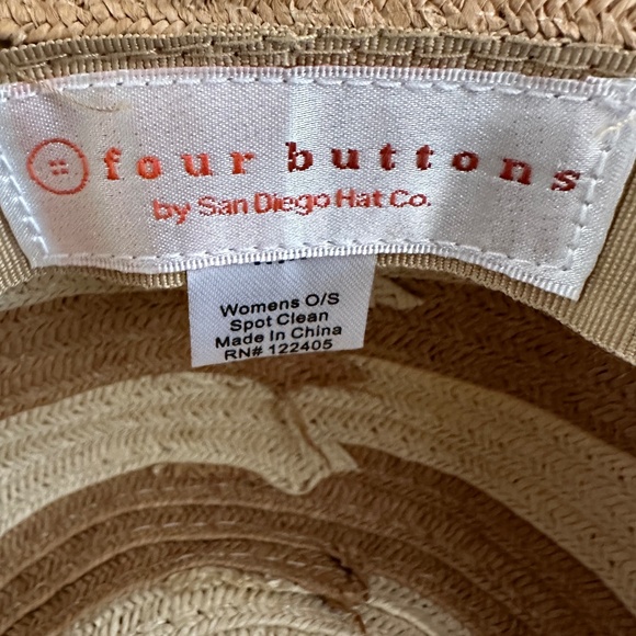 Four Buttons San Diego Hat Co Sun Hat Tan - Picture 2 of 10